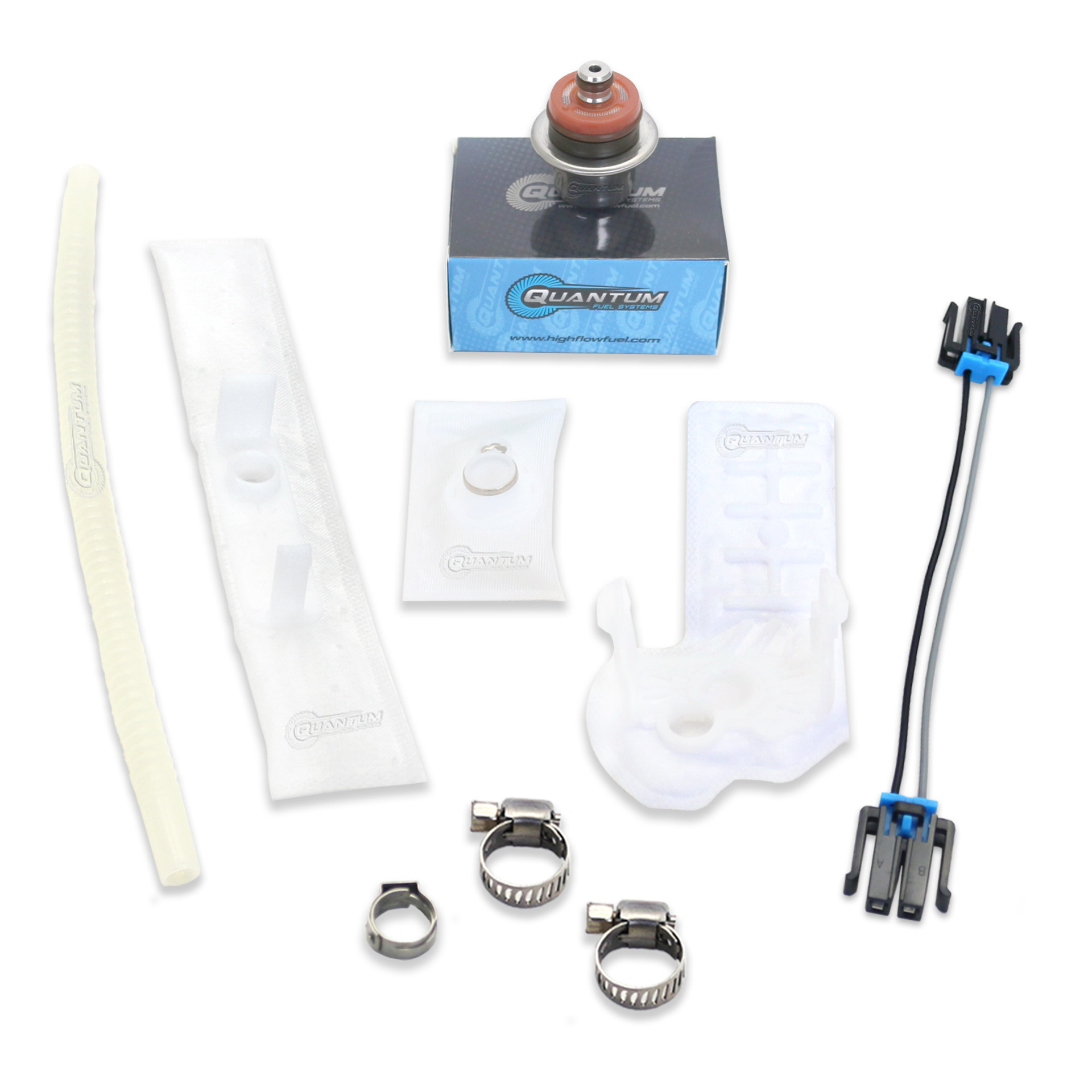 Quantum Fuel Systems Fuel Pump Repair Kit w/ Fuel Pressure Regulator, Strainer for the Harley Davidson V-rod VRSCAW/Night Rod/Special/Street Rod '07-17 and V-Rod Muscle '09-17 Quantum Fuel Systems Fuel Pump Repair Kit w/ Fuel Pressure Regulator, Strainer for the Harley Davidson V-rod VRSCAW/Night Rod/Special/Street Rod '07-17 and V-Rod Muscle '09-17